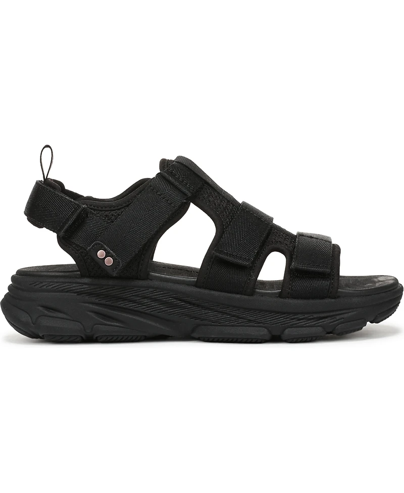 Ryka Women's Devotion Max T Strap Flat Sandals