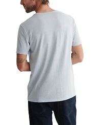 Lucky Brand Men's Venice Burnout Notch Short Sleeves T-shirt