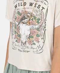 Rare Editions Girls' 7-12 Short-Sleeve T-Shirt and Skort, 2-Piece Set