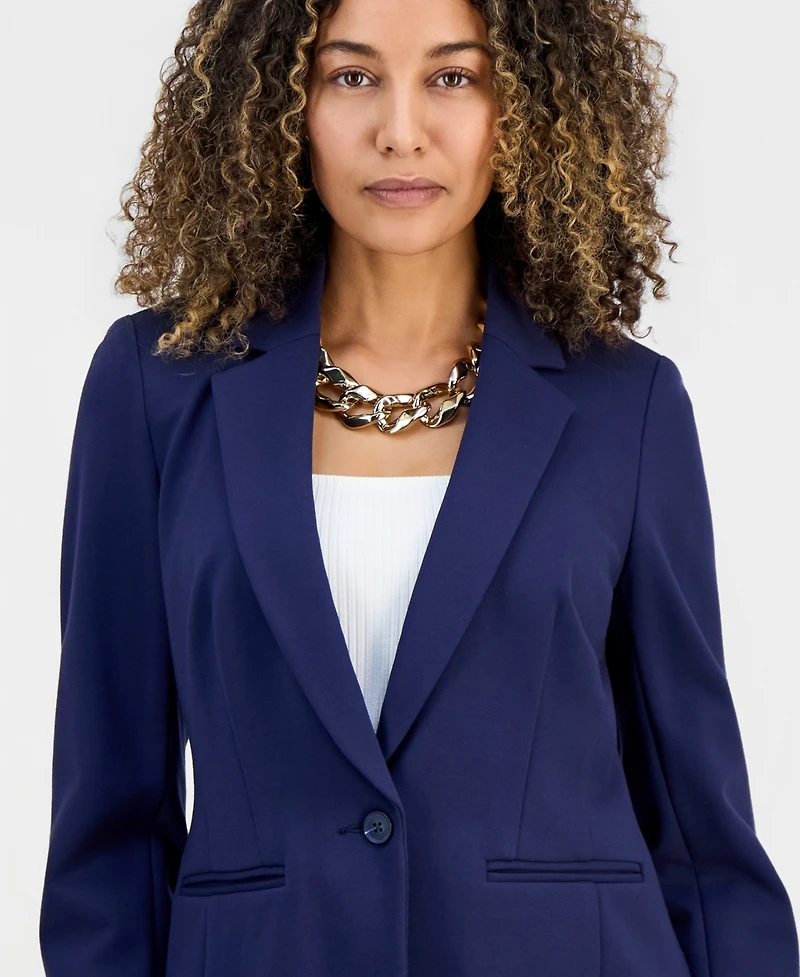 I.n.c. International Concepts Petite Ponte Blazer, Created for Macy's