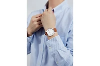 Victoria Hyde Men's Watch Apple Leather Strap Orton in Brown