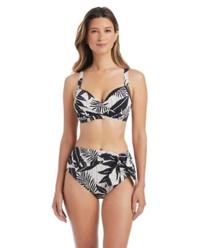 Bleu By Rod Beattie Womens Sweetheart Neck Adjustable Underwire Bra High Waist Full Coverage Swim Bottoms