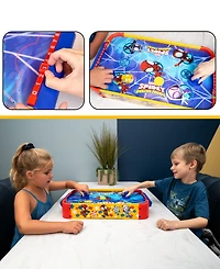 World Tech Toys Marvel Spidey and His Amazing Friends Electronic Tabletop Air Hockey Wood