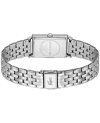 Lacoste Women's Catherine Silver Tone Stainless Steel Bracelet Watch, 28.3x20.7mm