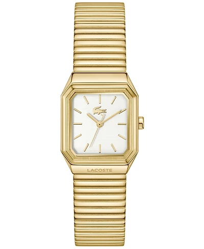 Lacoste Women's Rene Gold Tone Stainless Steel Mesh Bracelet Watch, 23x30.8mm