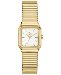 Lacoste Women's Rene Gold Tone Stainless Steel Mesh Bracelet Watch, 23x30.8mm