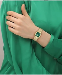 Lacoste Women's Rene Gold Tone Stainless Steel Mesh Bracelet Watch