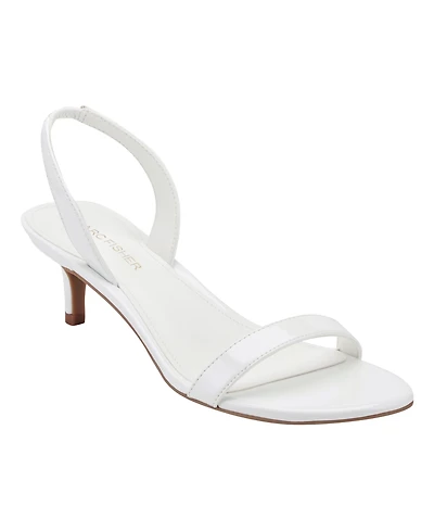Marc Fisher Women's Salla Slingback Kitten Heel Dress Sandals
