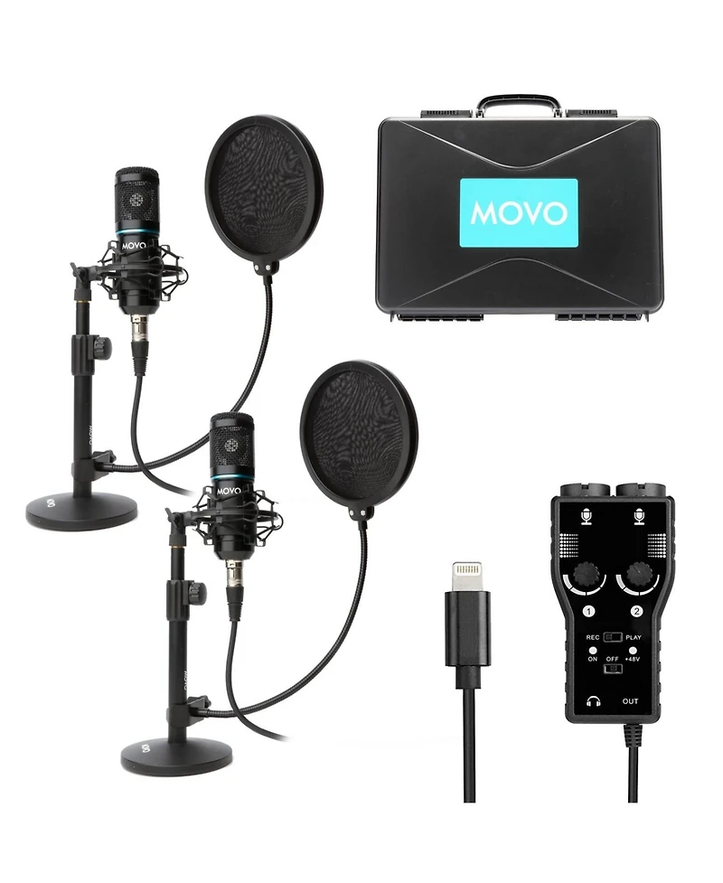 Movo iPhone Podcast Equipment Bundle
