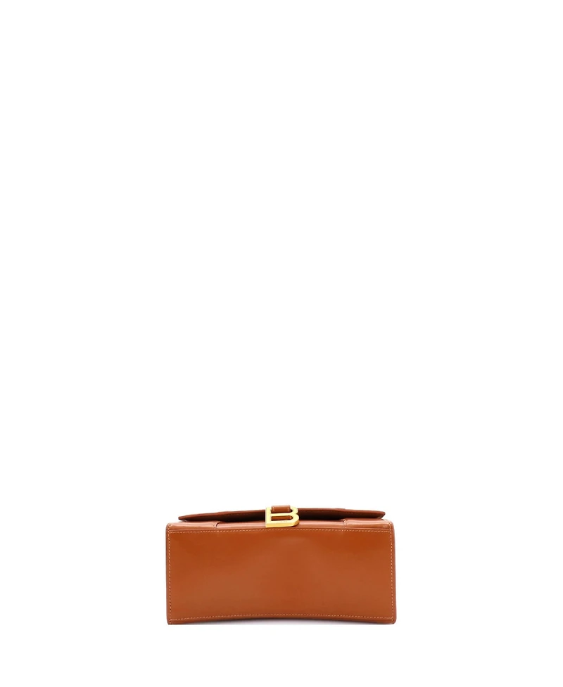 Pre-Owned Balenciaga Small Hourglass Top Handle Bag Leather