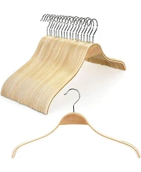 BP4U Premium Wooden Clothes Hangers