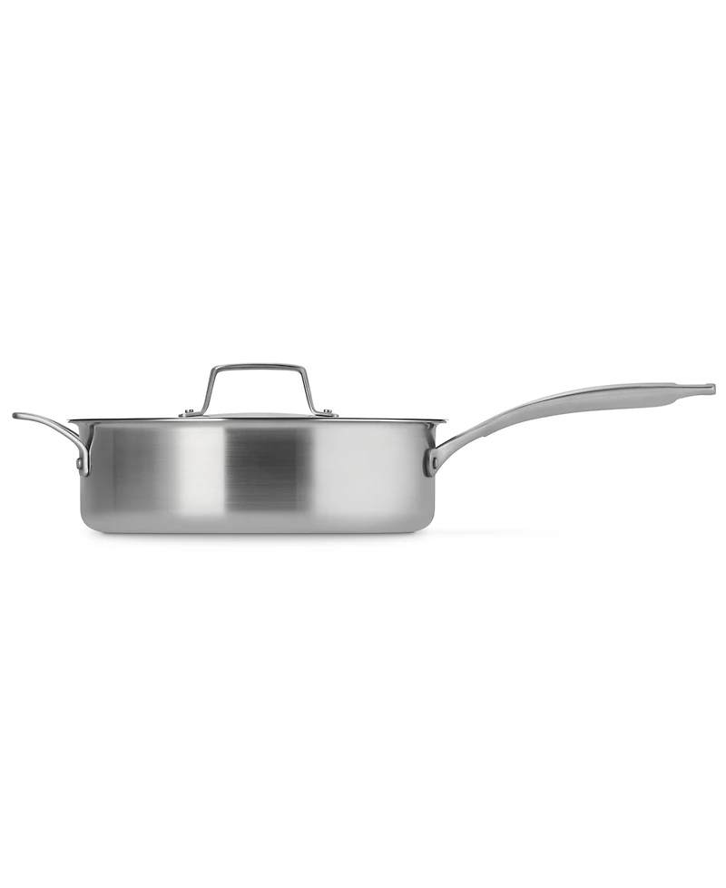 Le Creuset Essential Stainless Steel 4.6-Quart Saute Pan
