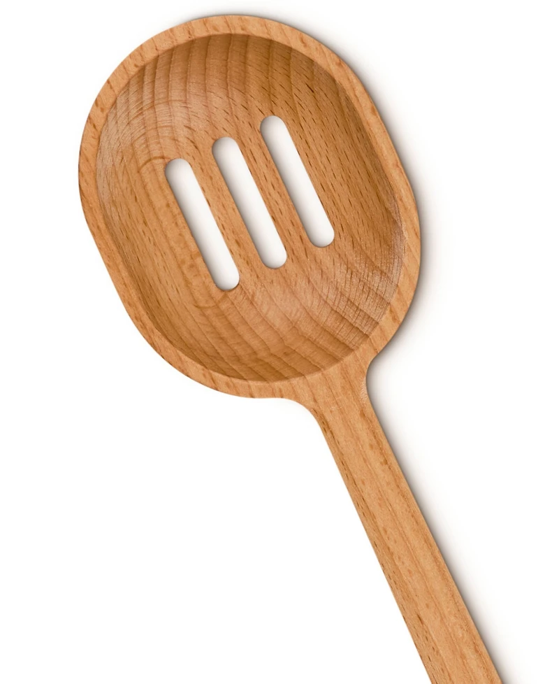 Le Creuset Signature Wood 12.6" Slotted Spoon