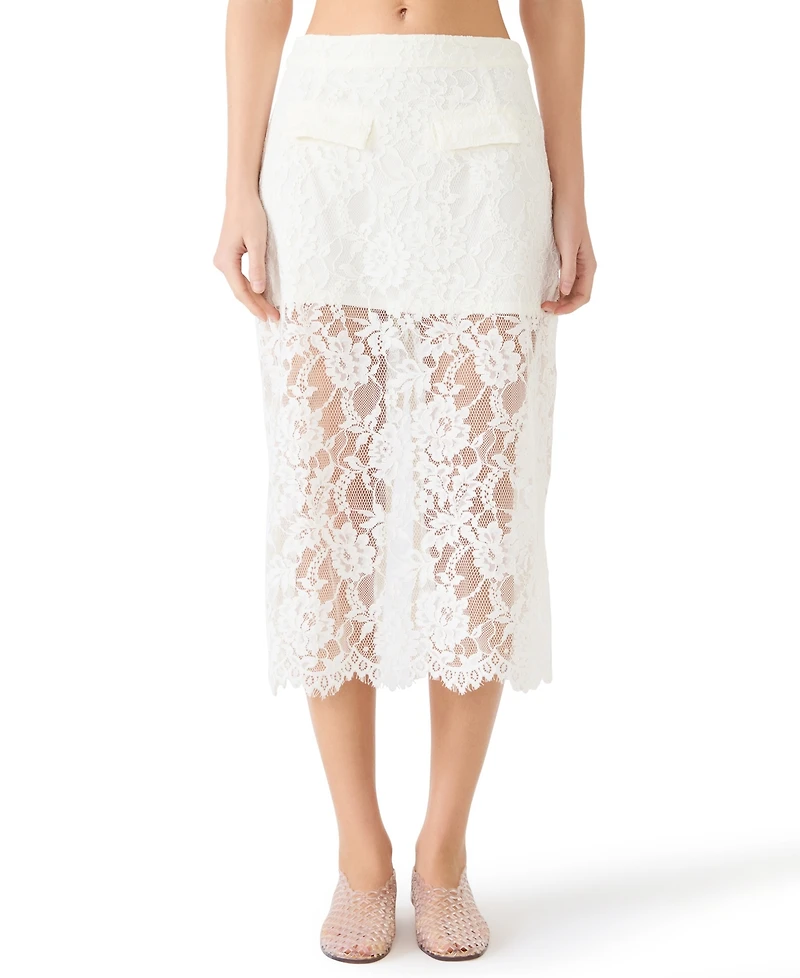 Bb Dakota Women's Monette Calf Bodycon Skirt