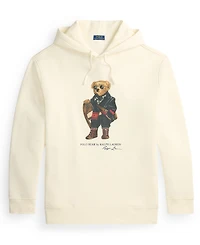 Polo Ralph Lauren Men's Big & Tall Bear Printed Fleece Hoodie