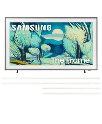 Samsung 65 The Frame Qled 4k Art Mode Smart Tv With A Vg Customizable Bezel 2025
