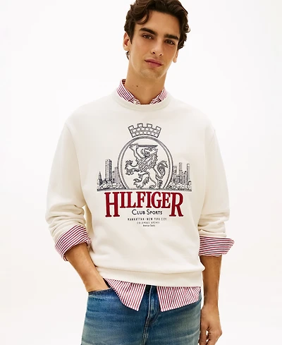Tommy Hilfiger Men's Crewneck Heritage Series Crest Sweatshirt