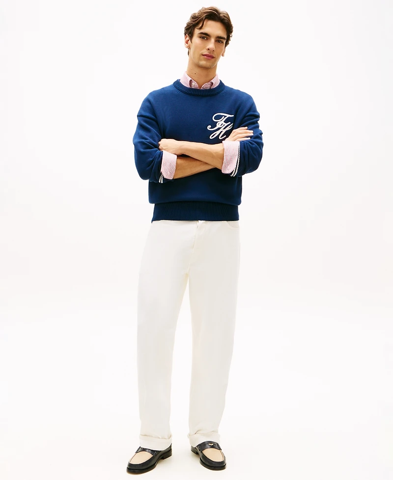 Tommy Hilfiger Men's Chunky Crewneck Sweater