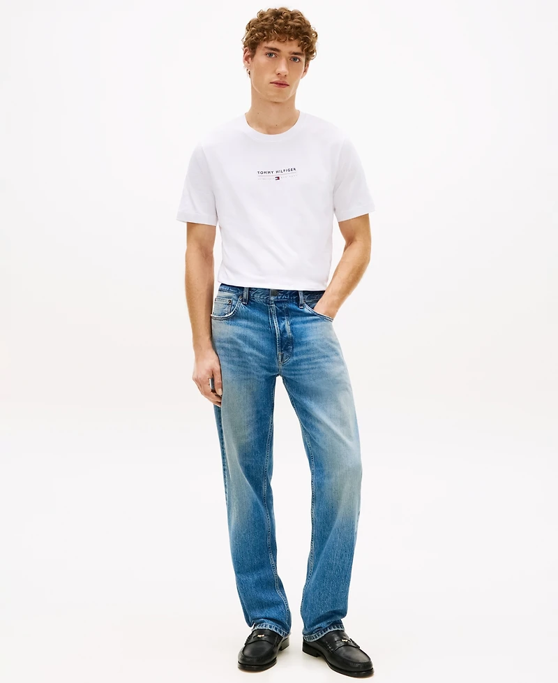 Tommy Hilfiger Men's Crewneck Brand Lockup Graphic T-Shirt