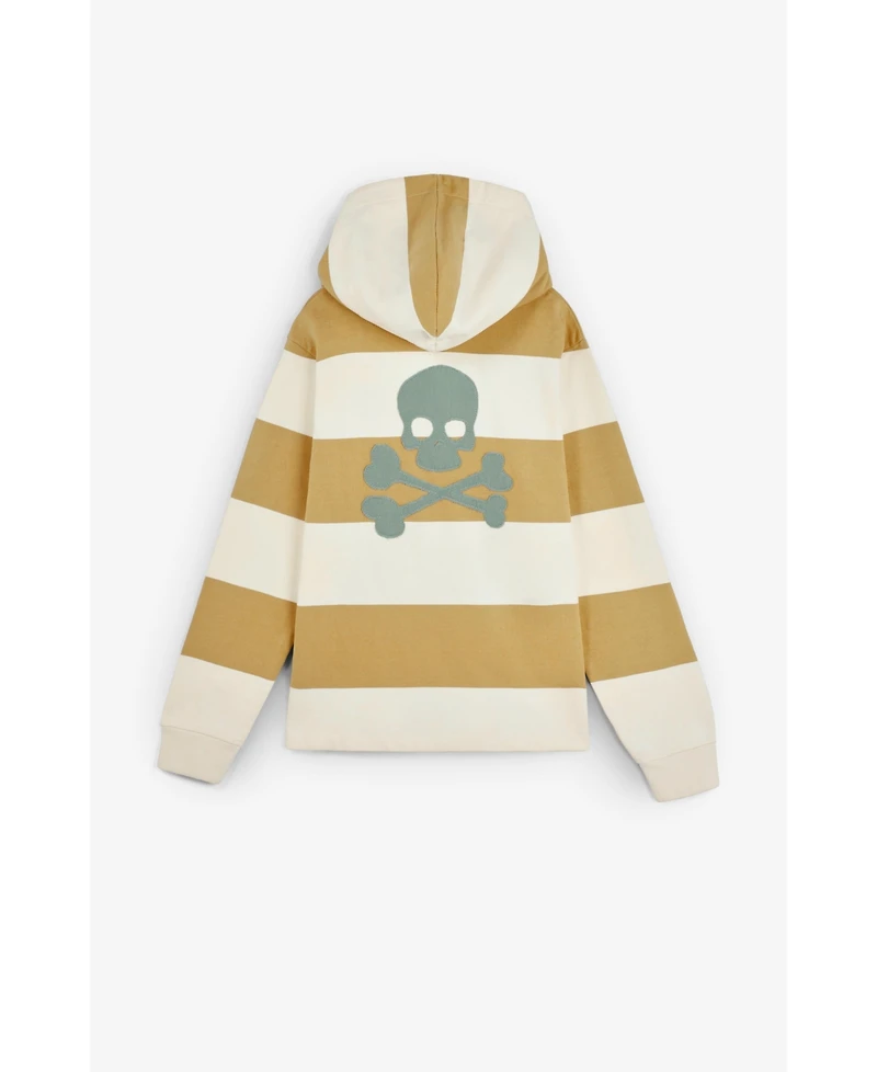 Scalpers Big Boys Stripesskullhoodie