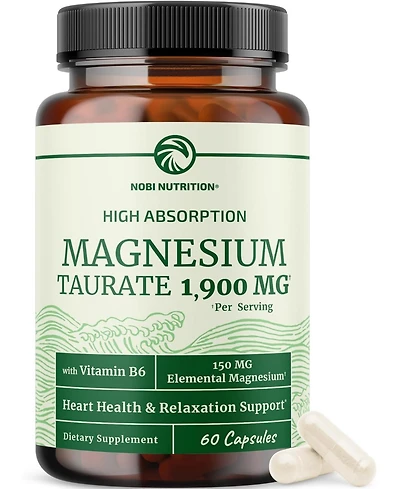 Nobi Nutrition Magnesium Taurate Capsules