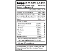 Evl Bcaas Amino Acids Powder - Rehydrating BCAA Powder Post Workout Recovery Drink with Natural Caffeine