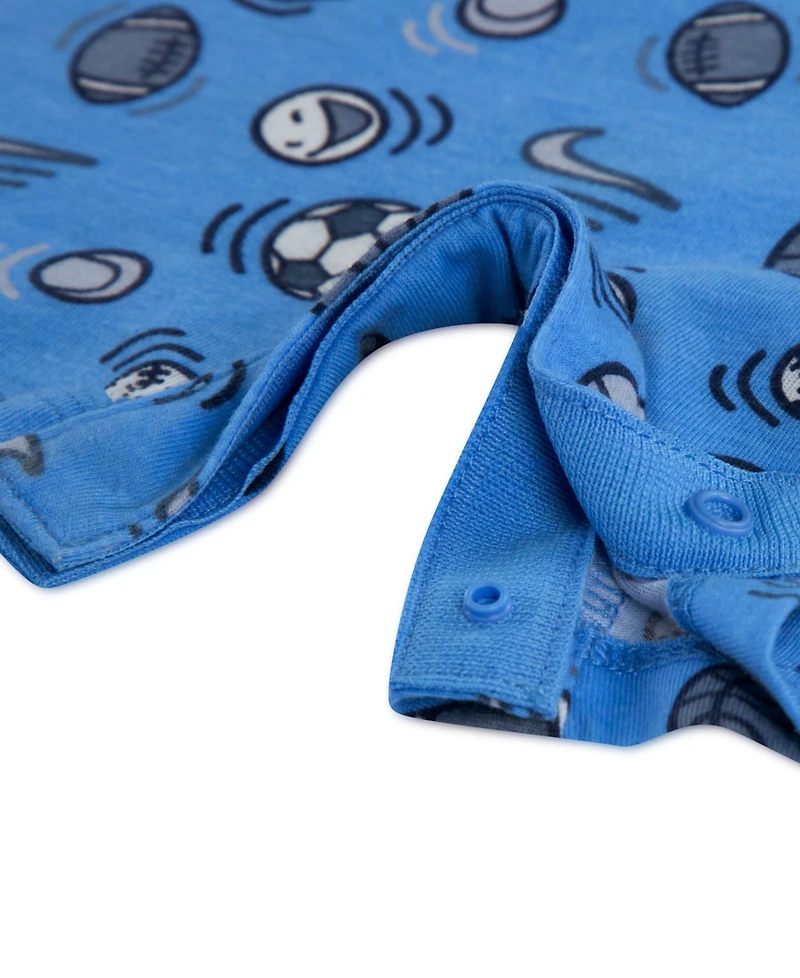 Nike Baby Boys' Sport Ball Crewneck Printed Romper