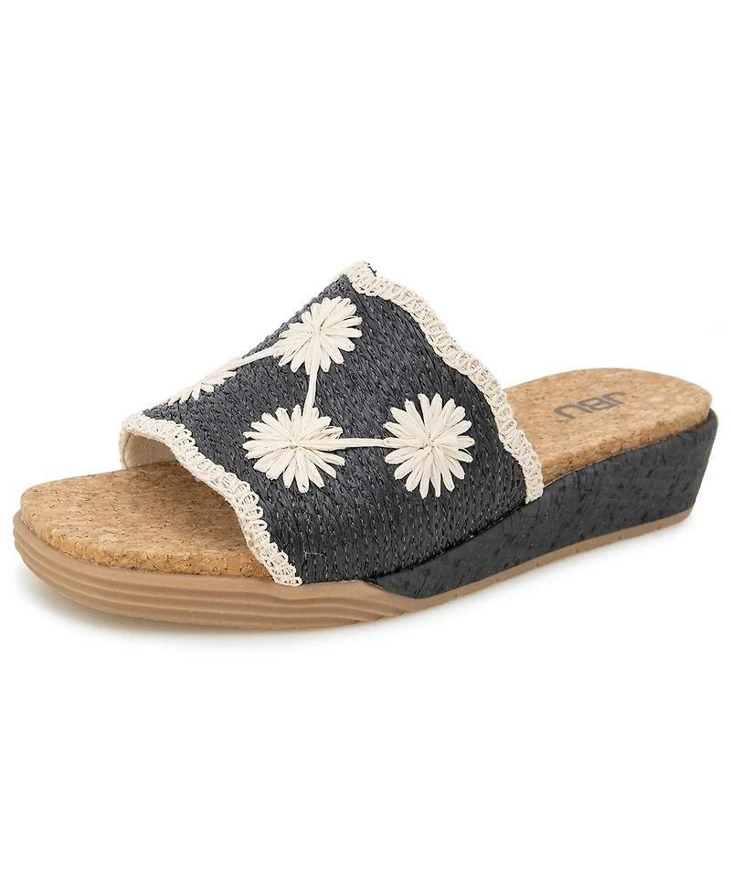 Jbu Women's Winnie Casual Wedge Sandals