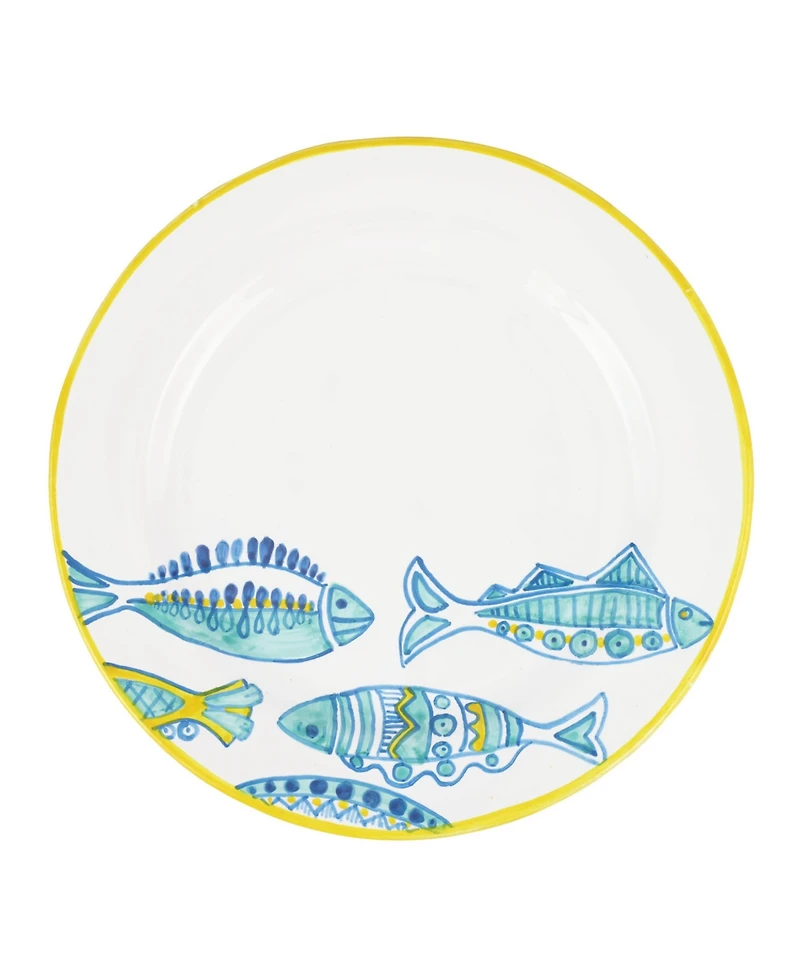 Vietri Elba's Fish Dinner Plate