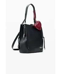 Desigual Women's Medium backpack with heart charm