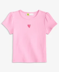 Epic Threads Girls' Toddler 2T-5T Ribbed Embroidered T-Shirt, Macy's Exclusive