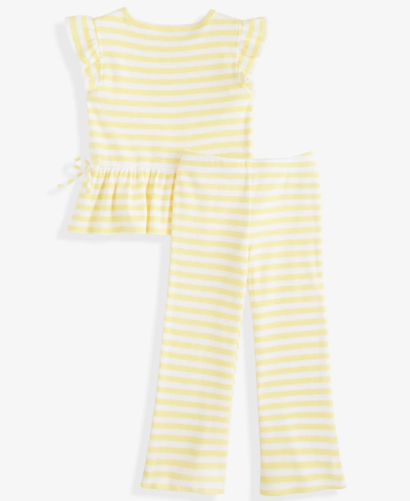 Epic Threads Girls' 12M-5T Striped Top and Pants, 2-Piece Set, Macy's Exclusive