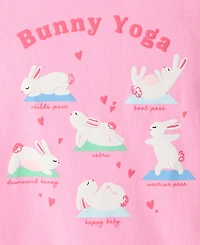 Epic Threads Girls' 12M-5T Bunny Yoga Tee, Macy's Exclusive