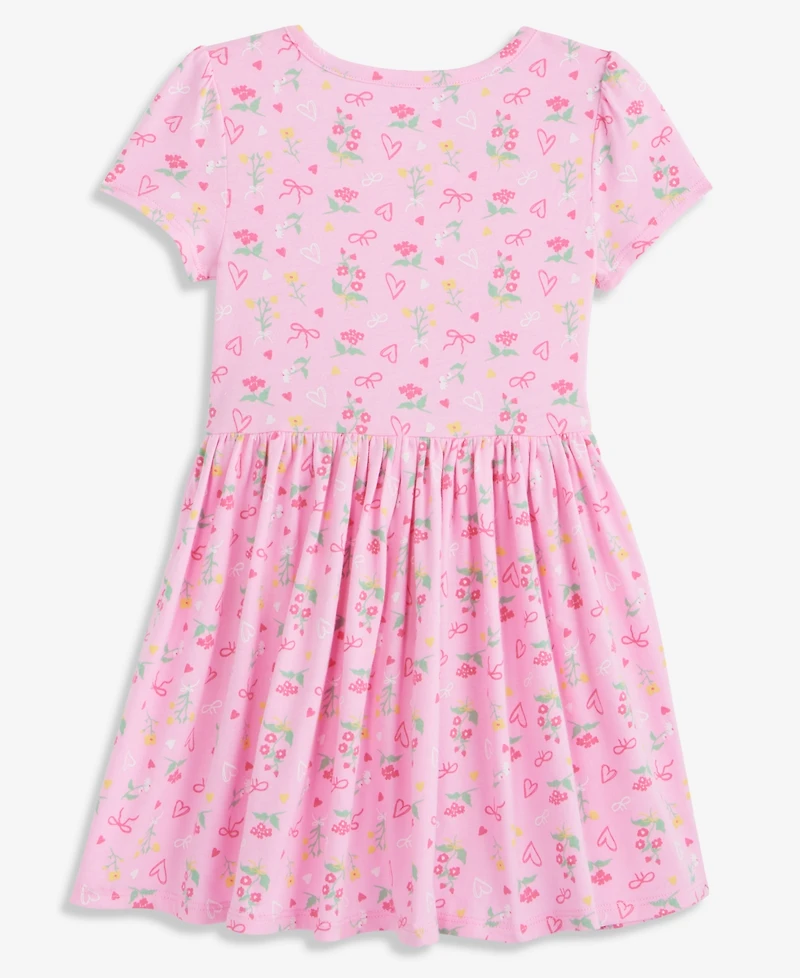 Epic Threads Girls' 12M-5T Hearts & Bows Printed Dress, Macy's Exclusive