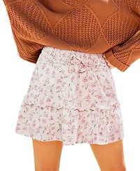 Cupshe Women's Dainty Bouquet Floral Mini Skirt