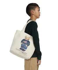 Polo Ralph Lauren Kids Polo Bear Canvas Tote Bag