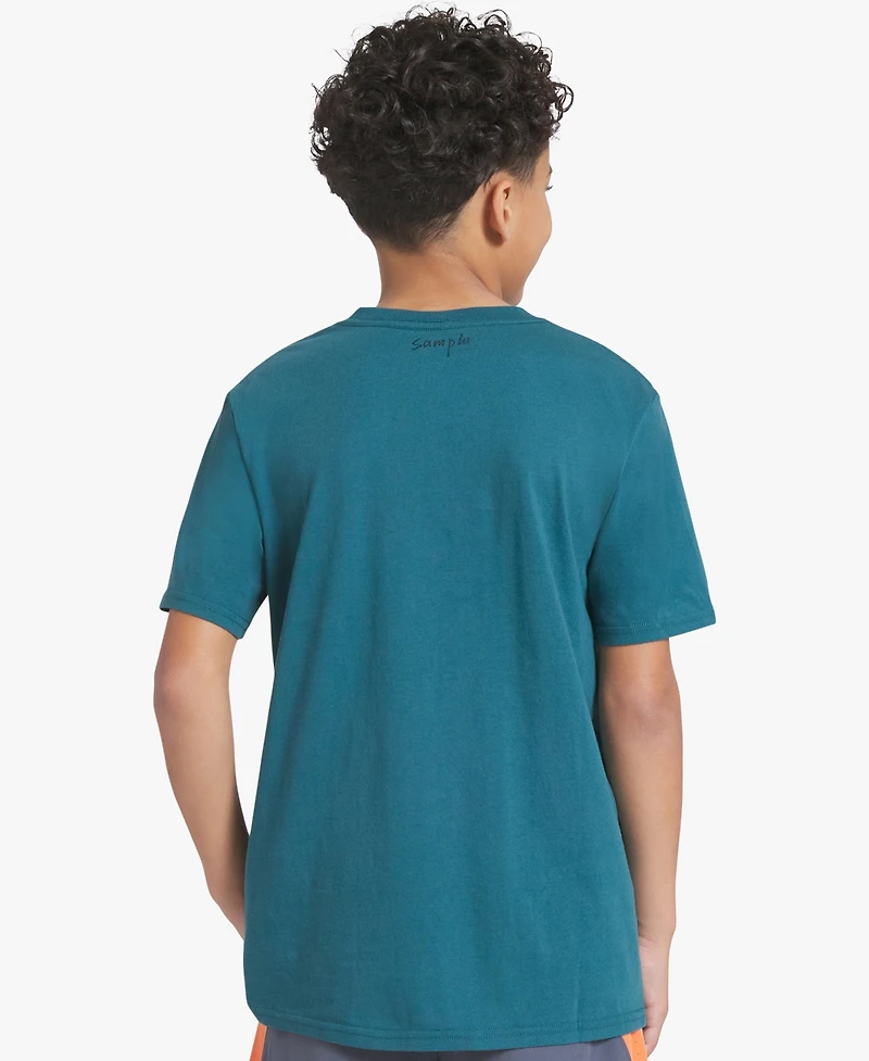 Champion Boys' 8-20 Silicone Logo Crewneck T-Shirt