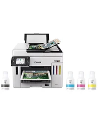 Canon Maxify GX7120 Wireless MegaTank Duplex All-in-One Inkjet Color Printer, Fax, White