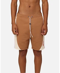 Carre Men's C Star Panelled Shorts Tobacco