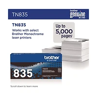 Brother TN835 5,000 Page-Yield Super High-Yield Toner