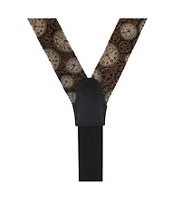 Trafalgar Men's Horologe Novelty Silk Formal End Suspenders