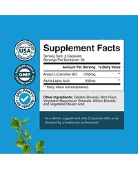 Nature's Craft Ala & Alc Capsules, 60ct