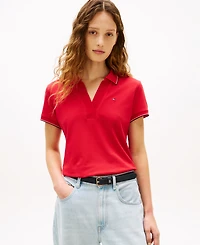 Tommy Hilfiger Women's Classic Pique Short-Sleeve Polo T-Shirt