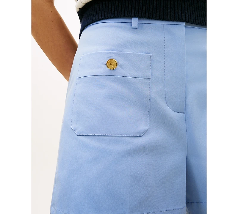 Tommy Hilfiger Women's Preppy Slim Straight Shorts