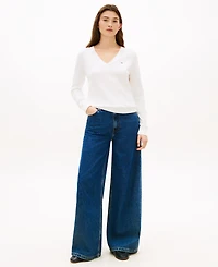 Tommy Hilfiger Women's V-Neck Knit Sweater
