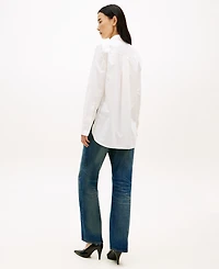 Tommy Hilfiger Women's Long-Sleeve Collared Shirt