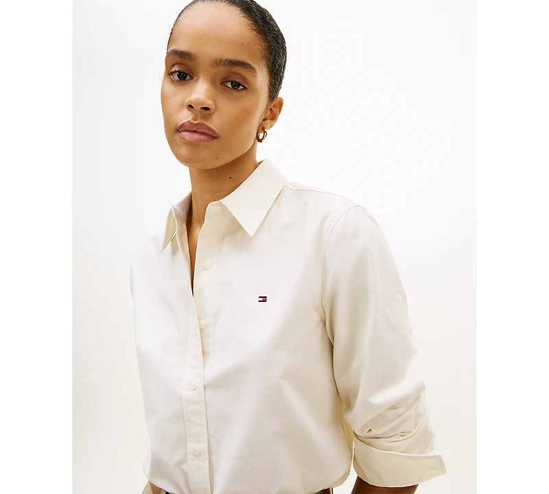 Tommy Hilfiger Women's Long-Sleeve Oxford Shirt
