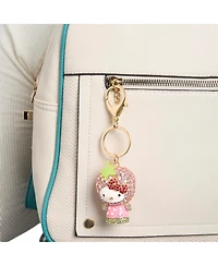 Hello Kitty Sanrio x Strawberry Shortcake Crystal Keychain