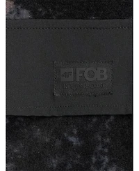 4F Men's regular fleece with hood - multicolour