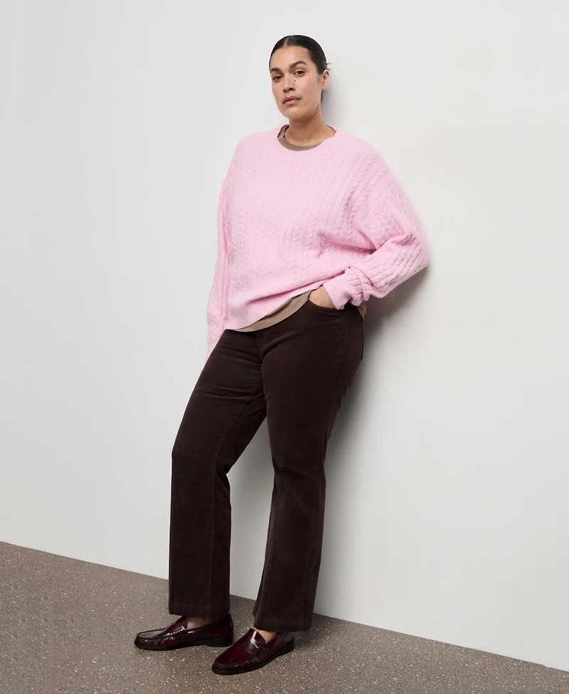 Mango Women's Braided Knitted Sweater